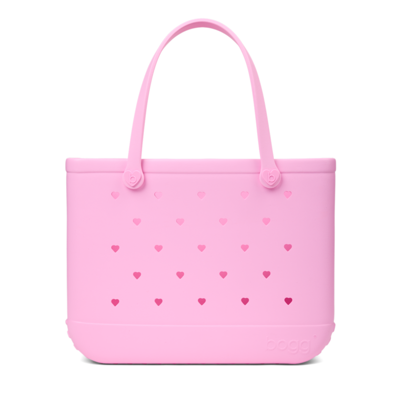 Original Bogg Bag – Cut Out Heart Pink Taffy