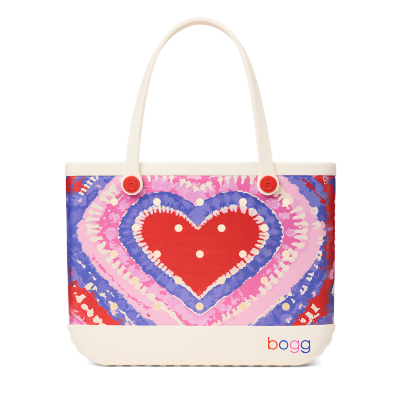 Original Bogg Bag – Dye-licious Heart Buoy Red