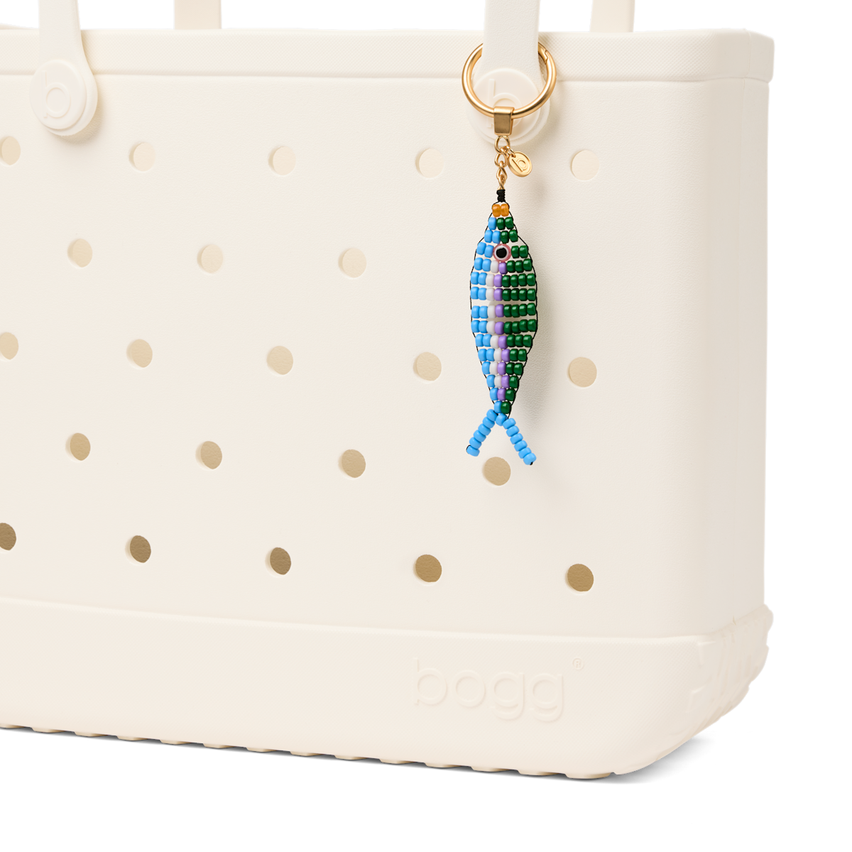 Bogg'd & Charmed  - Beaded Fish Blue/Green