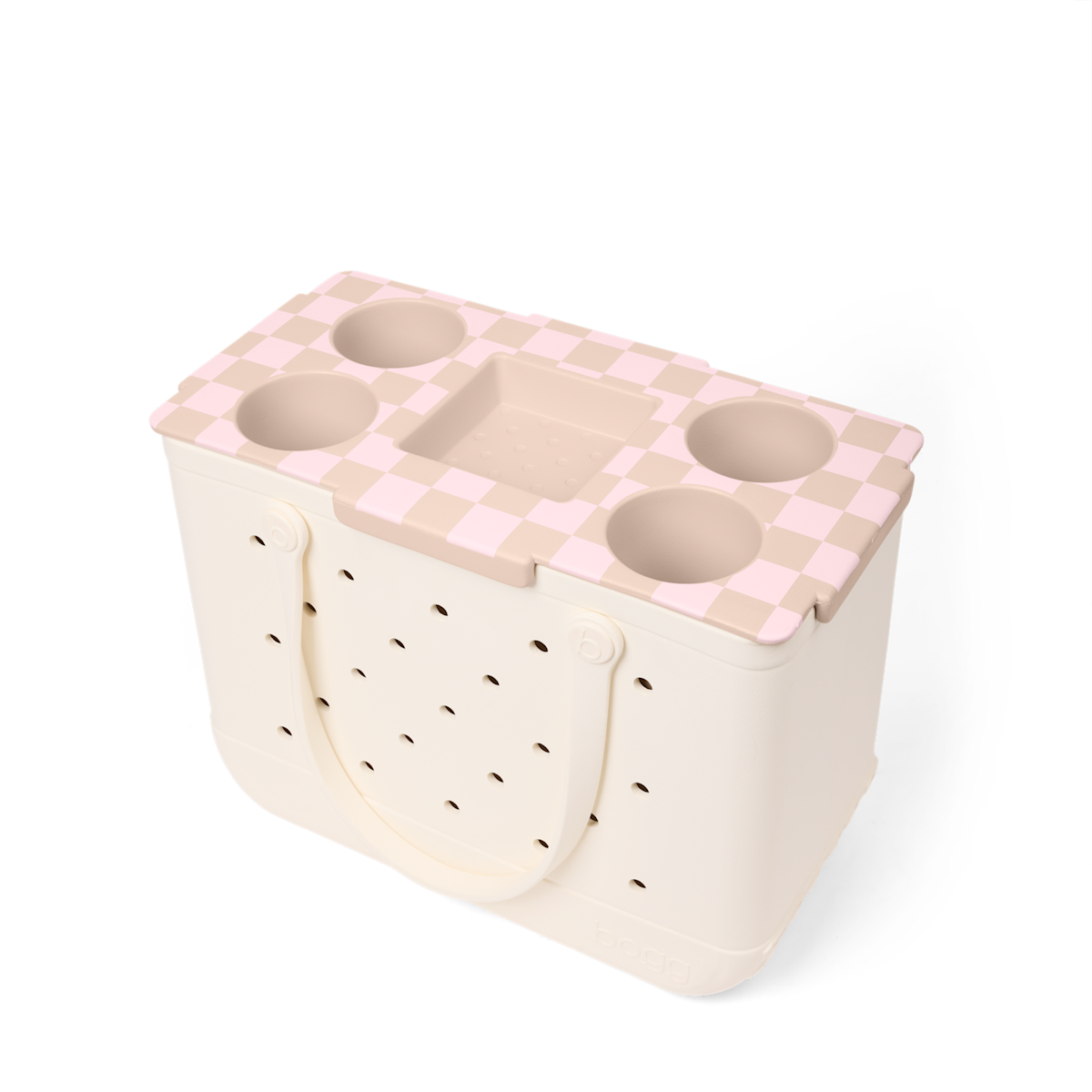 Top o' the Bogg to Ya - Checkered Linen/ Pink Marshmallow