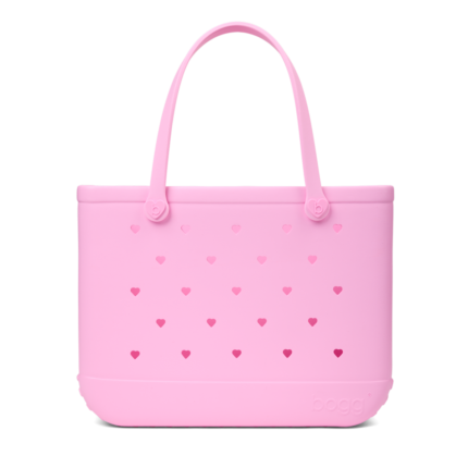Original Bogg Bag - Cut Out Heart Pink Taffy