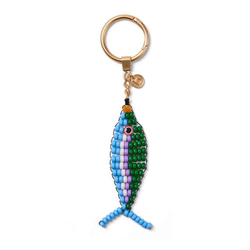 Bogg’d & Charmed  – Beaded Fish Blue/Green